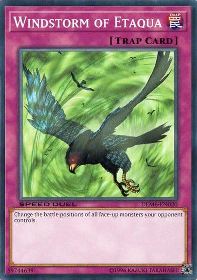 Windstorm of Etaqua Speed Duel Demo Deck 2020 Yu-Gi-Oh! card