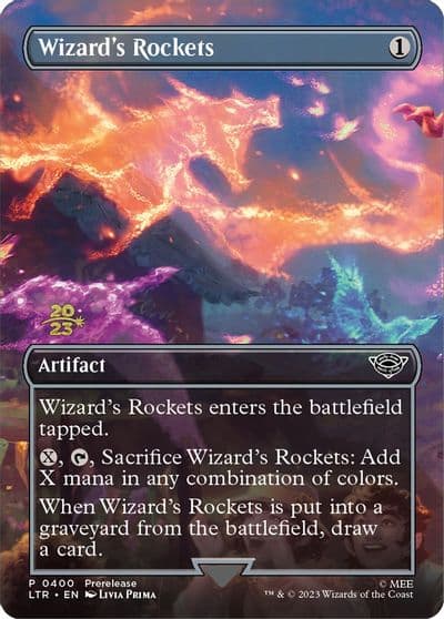 Wizards Rockets Prerelease Cards Magic card