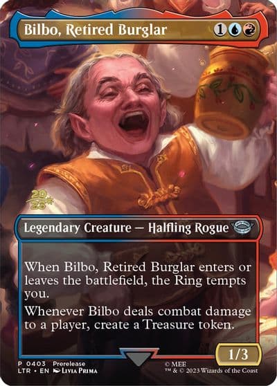 Bilbo Retired Burglar Prerelease Cards Magic card