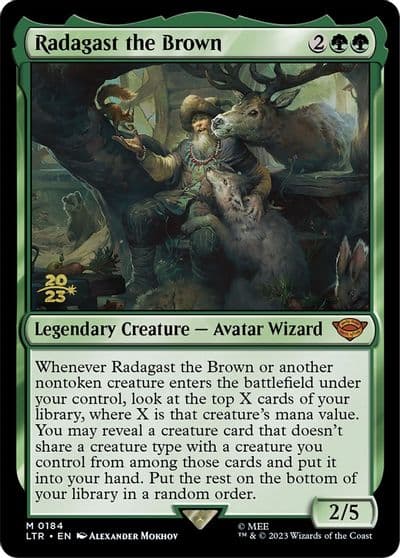 Radagast the Brown Prerelease Cards Magic card