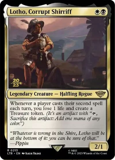 Lotho Corrupt Shirriff Prerelease Cards Magic card