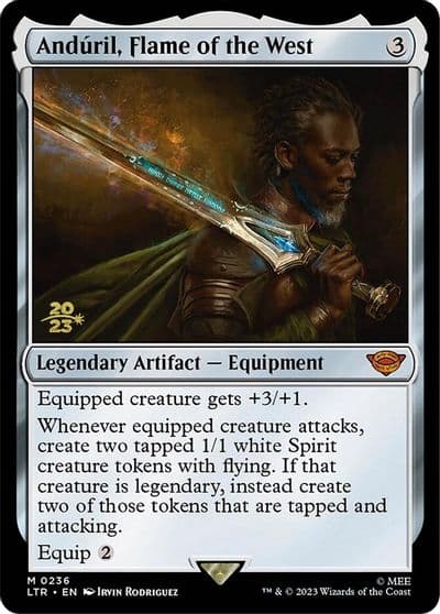 Anduril Flame of the West Prerelease Cards Magic card