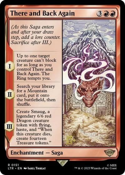There and Back Again Prerelease Cards Magic card