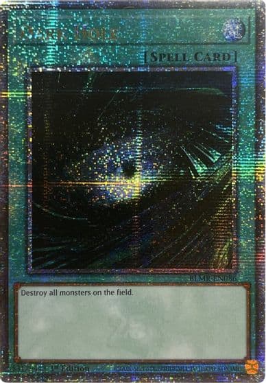 Dark Hole Quarter Century Secret Rare Battles of Legend: Monstrous Revenge Yu-Gi-Oh! card