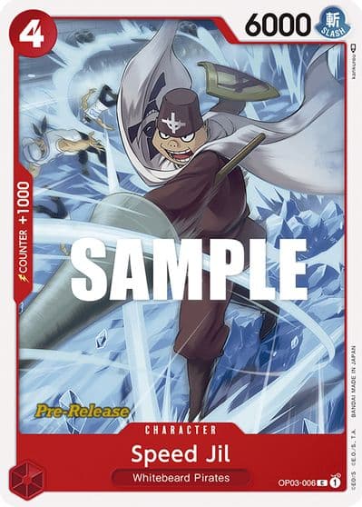 Speed Jil Pillars of Strength Pre-Release Cards One Piece card