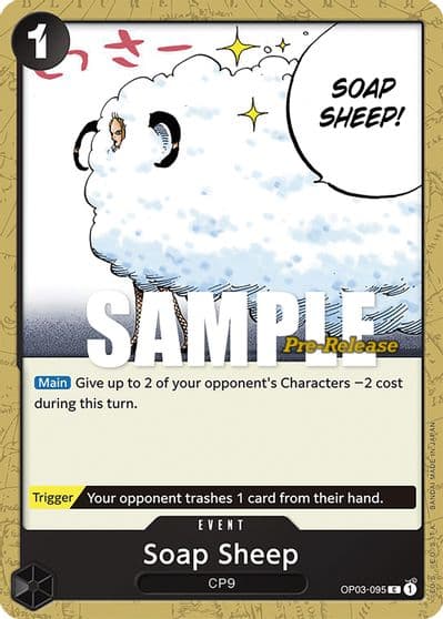 Soap Sheep Pillars of Strength Pre-Release Cards One Piece card