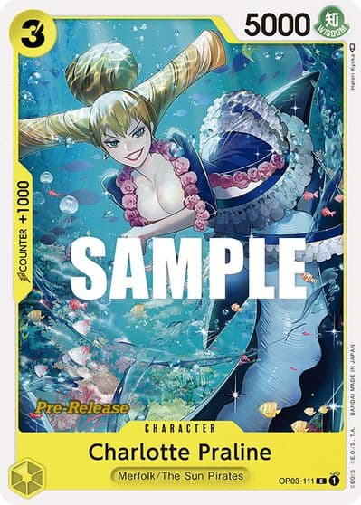 Charlotte Praline Pillars of Strength Pre-Release Cards One Piece card