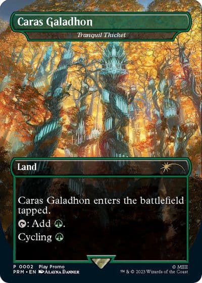 Caras Galadhon Tranquil Thicket Play Promos Magic card