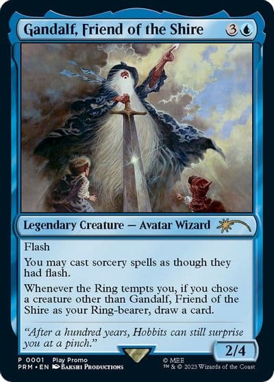 Gandalf Friend of the Shire Play Promos Magic card