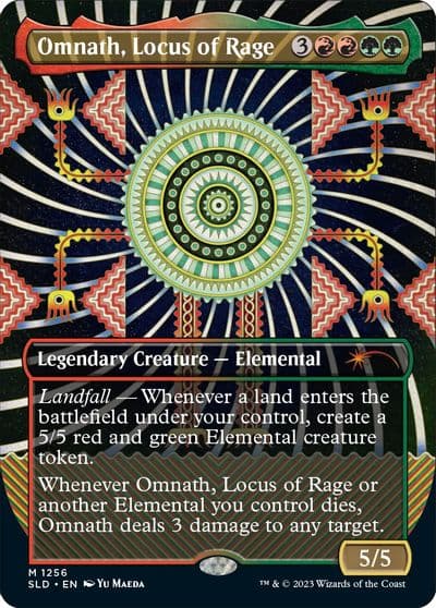 Omnath Locus of Rage Secret Lair Drop Series Magic card