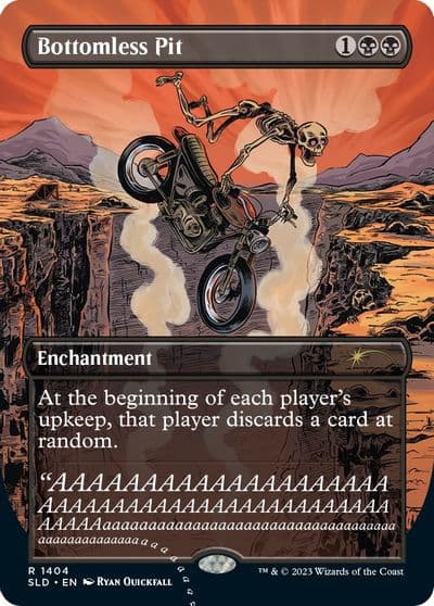 Bottomless Pit Secret Lair Drop Series Magic card