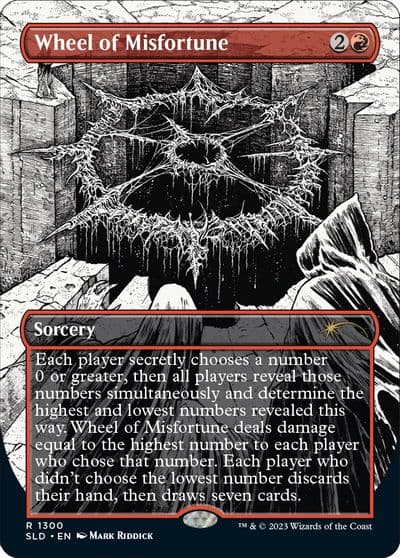 Wheel of Misfortune 1300 Secret Lair Drop Series Magic card
