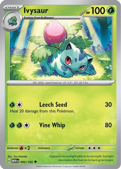 Ivysaur SV: Scarlet & Violet 151 Pokemon card