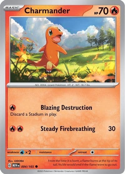 Charmander SV: Scarlet & Violet 151 Pokemon card