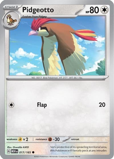 Pidgeotto SV: Scarlet & Violet 151 Pokemon card