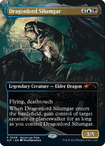 Dragonlord Silumgar Secret Lair Showdown Magic card