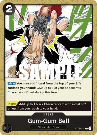 Gum Gum Bell Starter Deck 8: Monkey.D.Luffy One Piece card