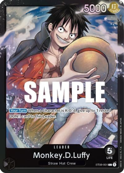 MonkeyDLuffy 001 Starter Deck 8: Monkey.D.Luffy One Piece card