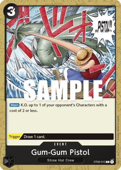 Gum Gum Pistol Starter Deck 8: Monkey.D.Luffy One Piece card