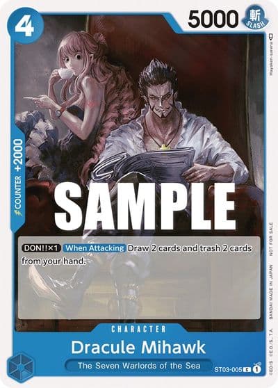 Dracule Mihawk Tournament Pack Vol 4 One Piece Promotion Cards One Piece card