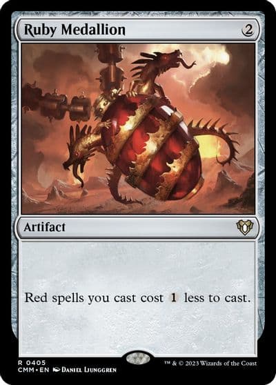 Ruby Medallion Commander Masters Magic card
