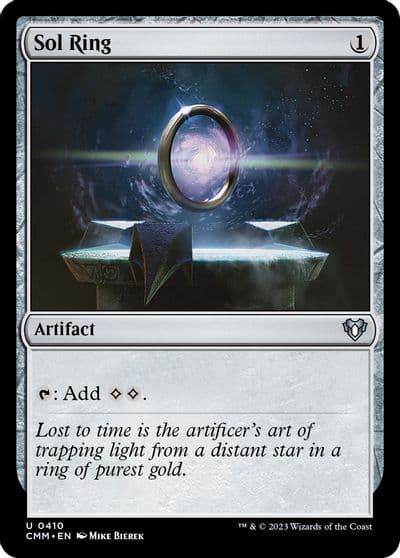 Sol Ring Commander Masters Magic card