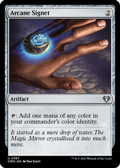 Arcane Signet Commander Masters Magic card