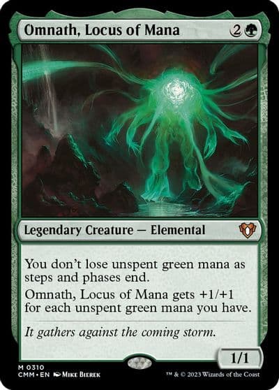 Omnath Locus of Mana Commander Masters Magic card