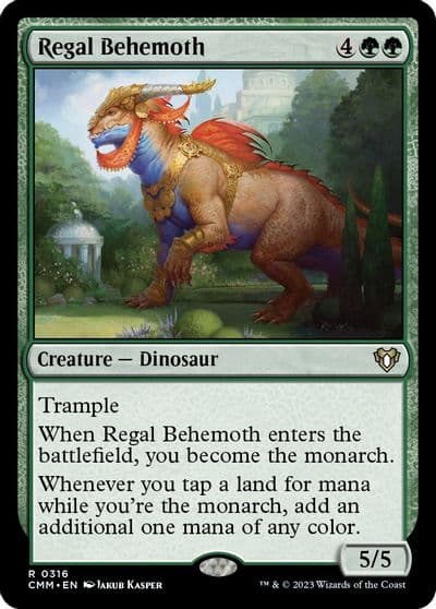 Regal Behemoth Commander Masters Magic card