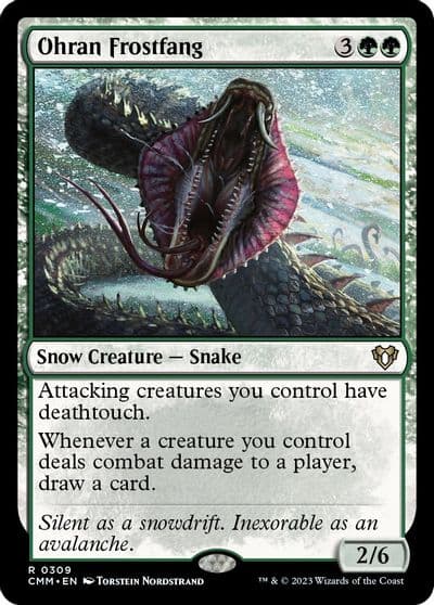 Ohran Frostfang Commander Masters Magic card