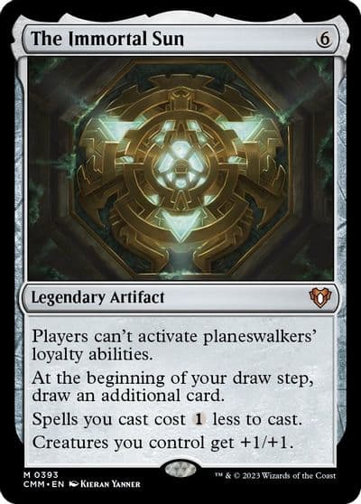 The Immortal Sun Commander Masters Magic card