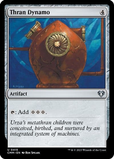 Thran Dynamo Commander Masters Magic card