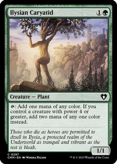 Ilysian Caryatid Commander Masters Magic card