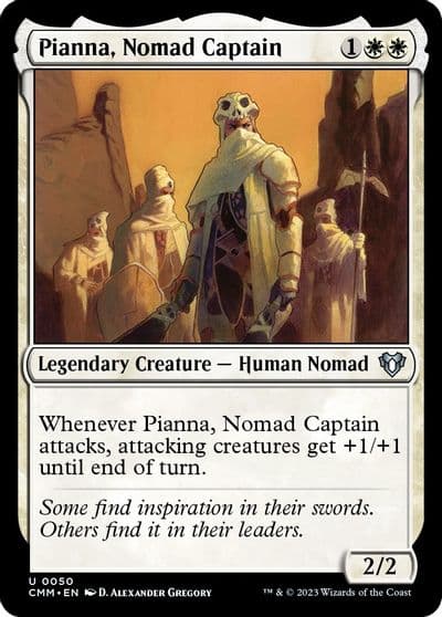 Pianna Nomad Captain Commander Masters Magic card