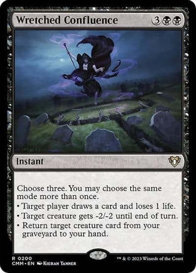 Wretched Confluence Commander Masters Magic card
