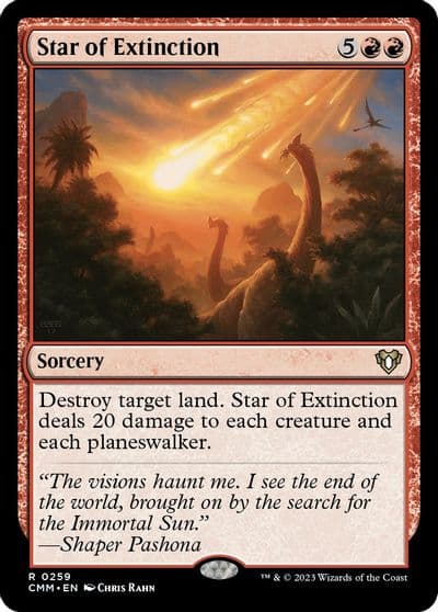 Star of Extinction Commander Masters Magic card