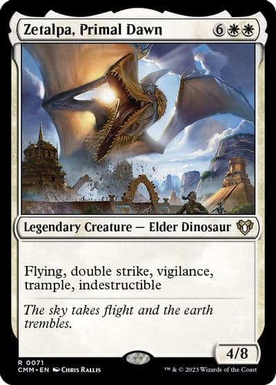 Zetalpa Primal Dawn Commander Masters Magic card