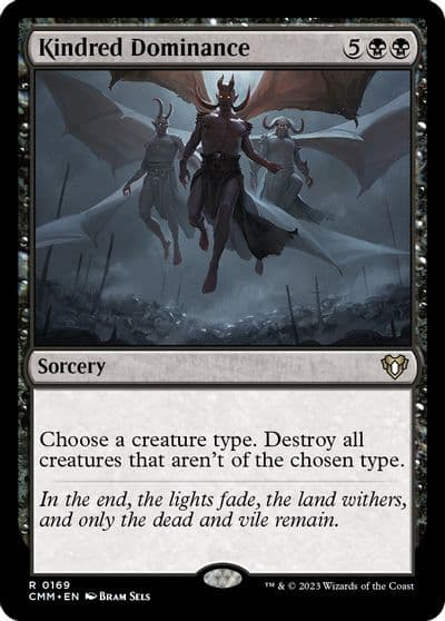 Kindred Dominance Commander Masters Magic card