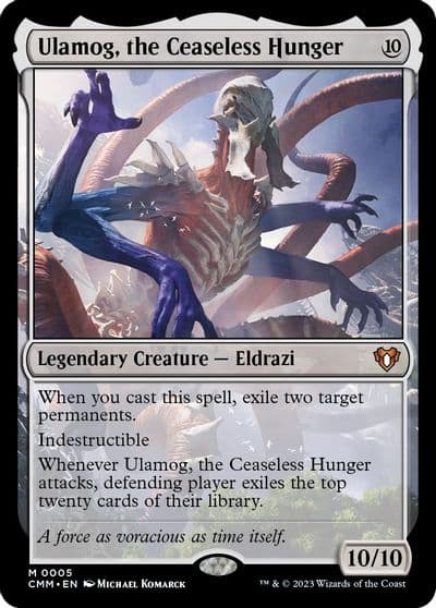 Ulamog the Ceaseless Hunger Commander Masters Magic card