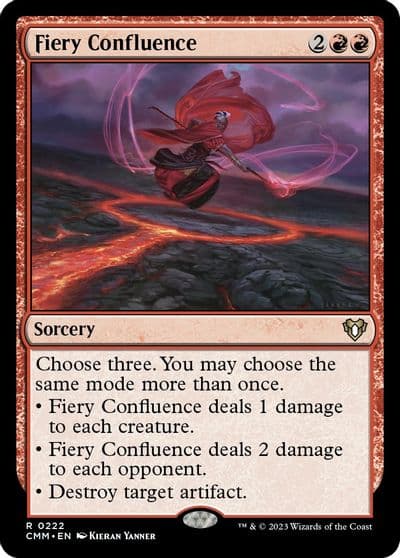 Fiery Confluence Commander Masters Magic card