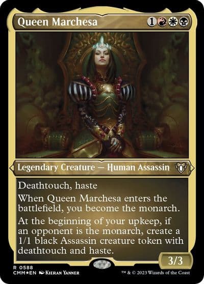 Queen Marchesa Foil Etched Commander Masters Magic card