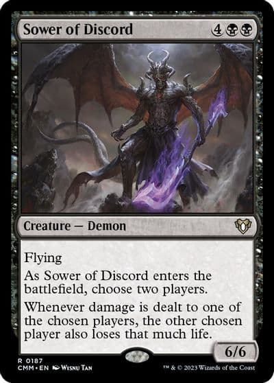 Sower of Discord Commander Masters Magic card
