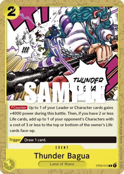 Thunder Bagua Starter Deck 9: Yamato One Piece card
