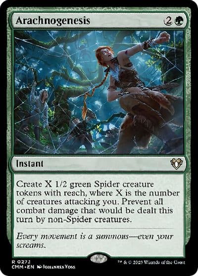 Arachnogenesis Commander Masters Magic card