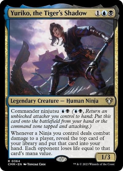 Yuriko the Tigers Shadow Commander Masters Magic card