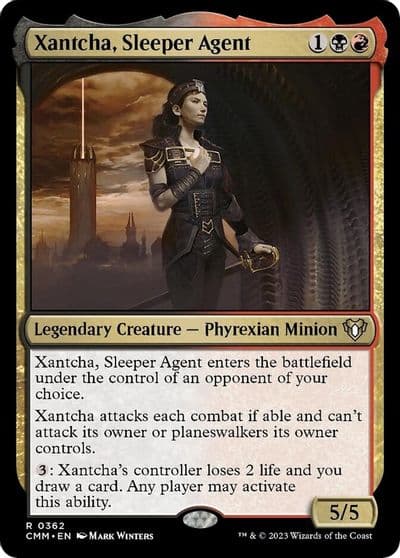 Xantcha Sleeper Agent Commander Masters Magic card