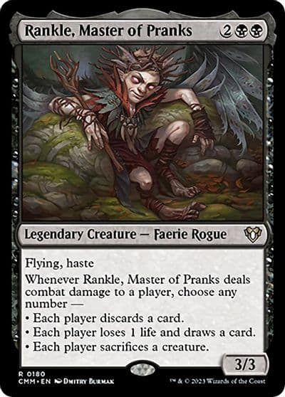 Rankle Master of Pranks Commander Masters Magic card