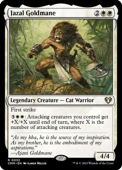 Jazal Goldmane Commander Masters Magic card