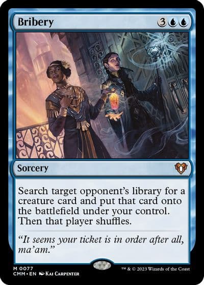 Bribery Commander Masters Magic card