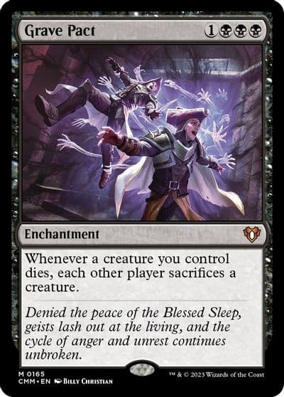 Grave Pact Commander Masters Magic card